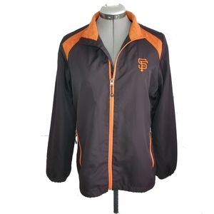 MLB San Francisco Giants wind breaker full zip M